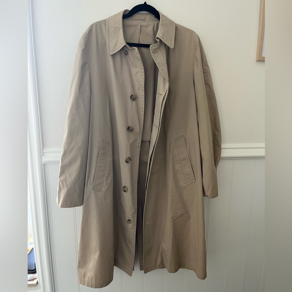 Vintage London Fog Classic Tan Women's Trench Coat